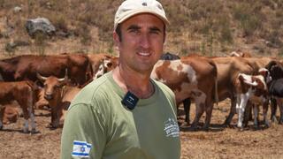 יואל זלברמן, השומר החדש גבול סוריה עם עדר הבקר הבטחוני שמחליף את לוחמי המילואים על גבול סוריה בסמוך לנחל הרוקאד