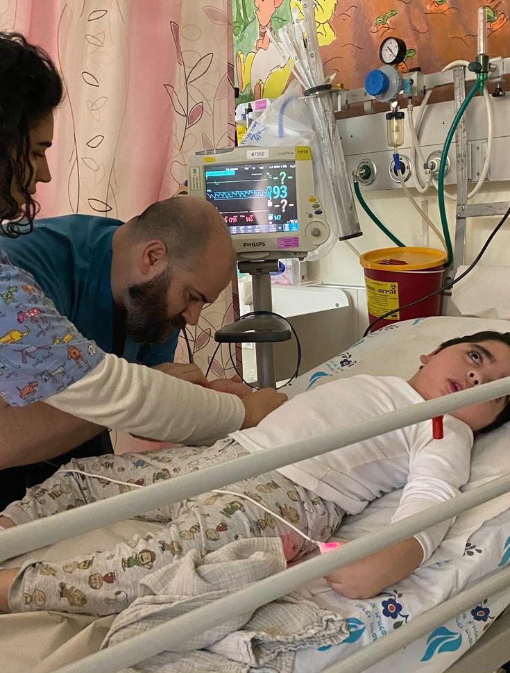 Itamar receives medical care following the brain injury he suffered after nearly drowning in 2014 (Photo: Courtesy of the family) Itamar receives medical care following the brain injury he suffered after nearly drowning in 2014