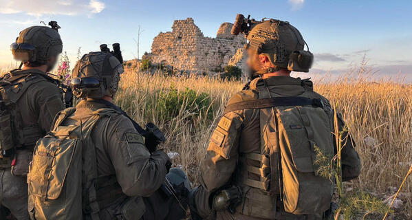 לוחמי צה"ל במבצר הבופור | צילומים: דובר צה"ל