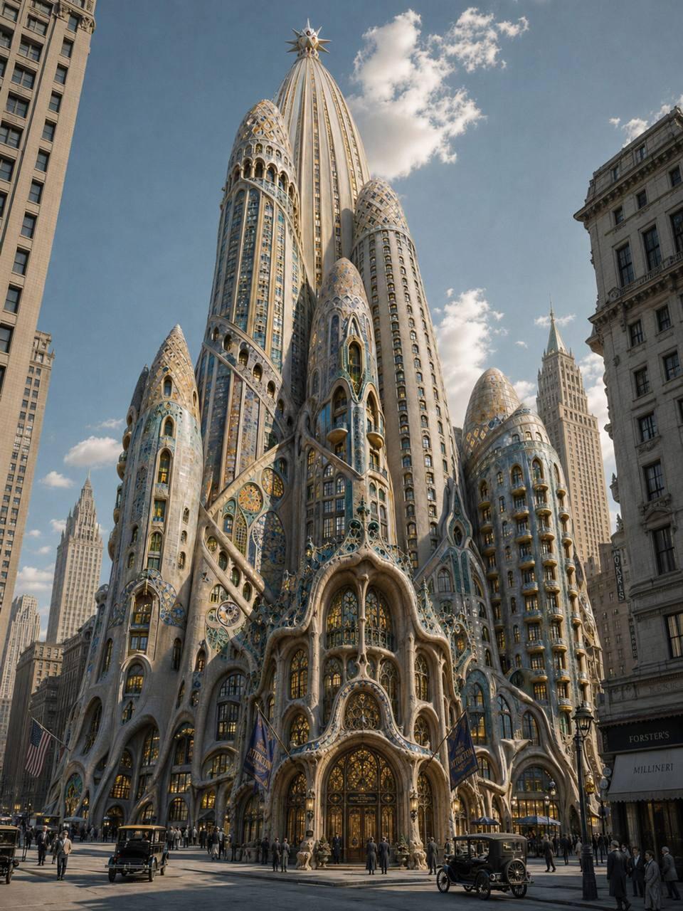 מלון אטרקשן. ברקע: Empire State Building