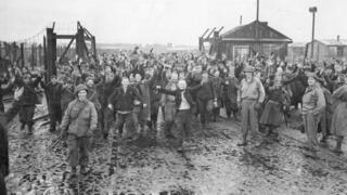 מחנה שבויי המלחמה Stalag 326 בגרמניה, 9 באפריל 1945