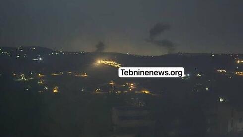 דיווח בלבנון על תקיפות בכפר בדרום המדינה 
