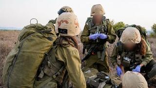 תירגול טיפול בפצוע בשטח לחימה