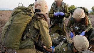 תירגול טיפול בפצוע בשטח לחימה