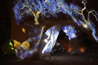 The Eighth Note exhibition at Beit Guvrin National Park