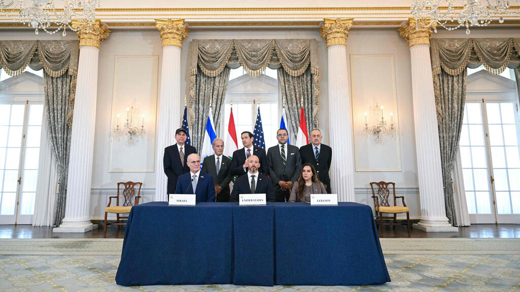 חתימת ההסכם בין לבנון לישראל
