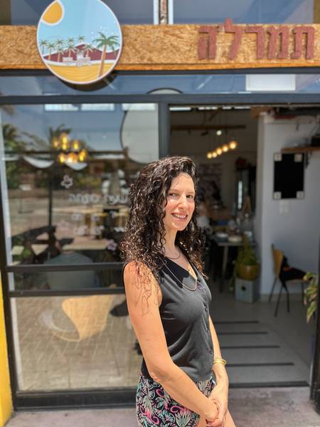 Miron Ginzburg is the manager of Tamar’le Cafe at Kibbutz Eilot 