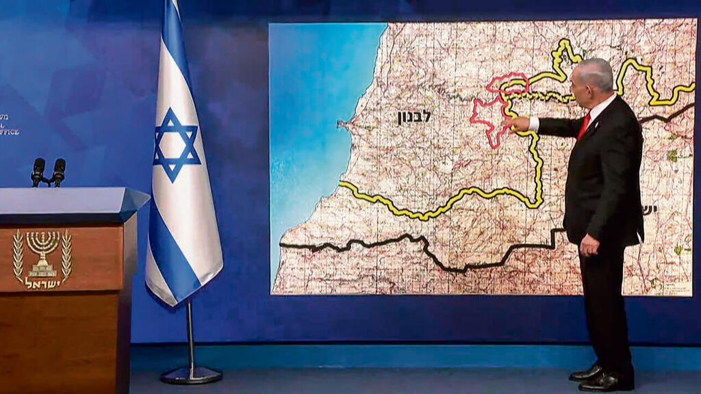 רה"מ נתניהו מציג את אזורי הפיילוט, אמש