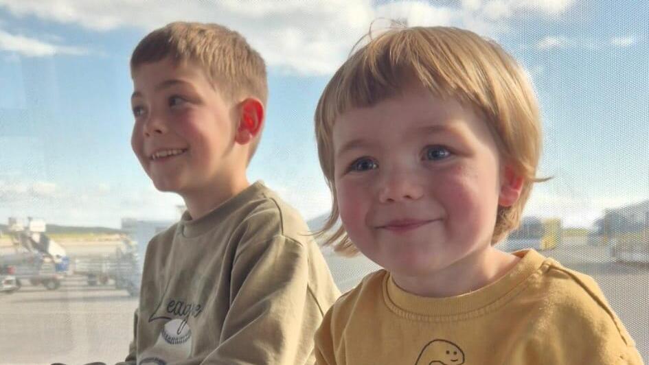 ‘The children are rarely sick, energetic and at a healthy weight.’ The Pearson children ילדי משפחת פירסון