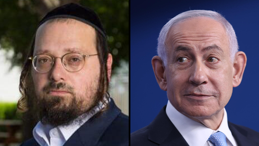 הרב שמגייס חרדים לצה"ל נגד נתניהו: "קיבל את המסר מגולדקנופף, שלנו הפוך"