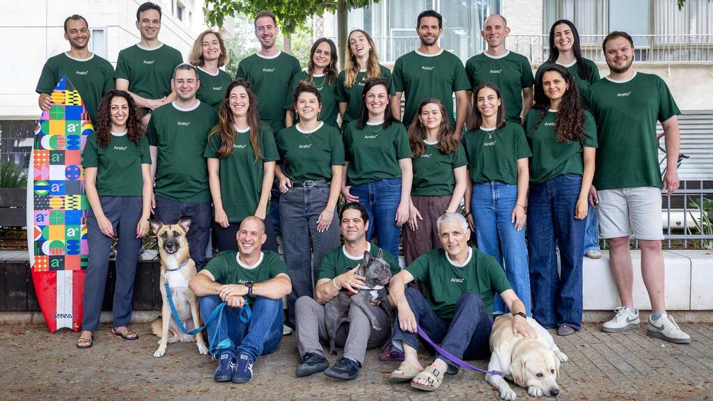 Arato team. The company employs 23 people, all based in Israel 