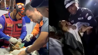 ונצואלה: ילד חולץ בחיים מההריסות 6 ימים אחרי הרעש