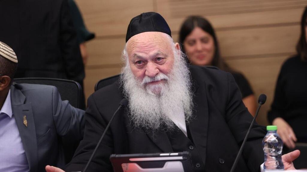 Ицхак Гольдкнопф (Фото: Алекс Коломойский) ועדת הכנסת על חוק יסוד לימוד תורה
