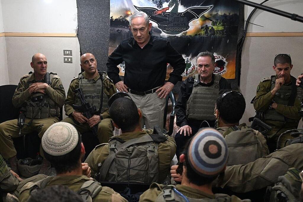 נתניהו ברצועת הביטחון בלבנון