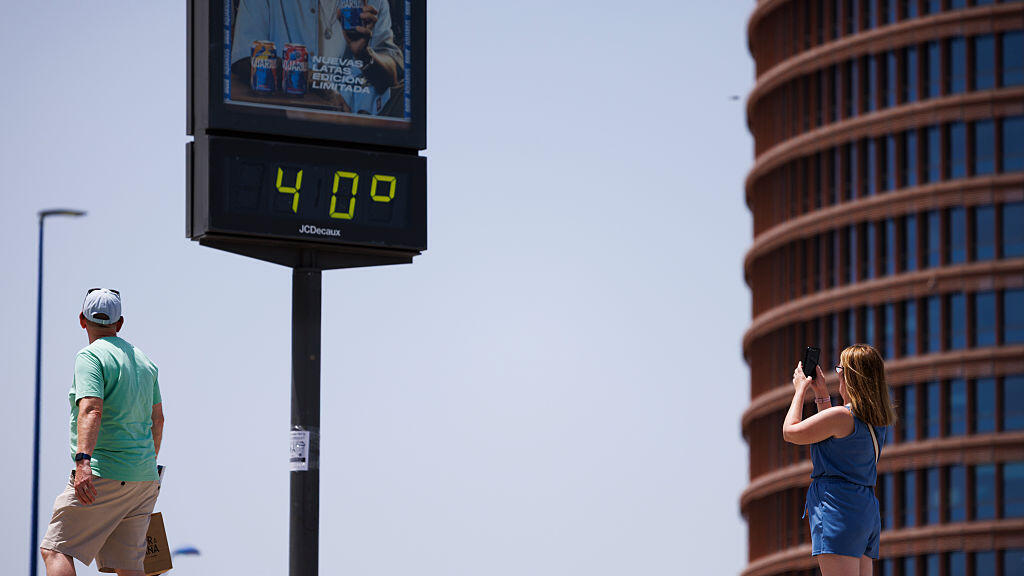 Extreme heatwave in Spain (Photo: Marcelo del Pozo/Getty Images) גל חום קיצוני בספרד