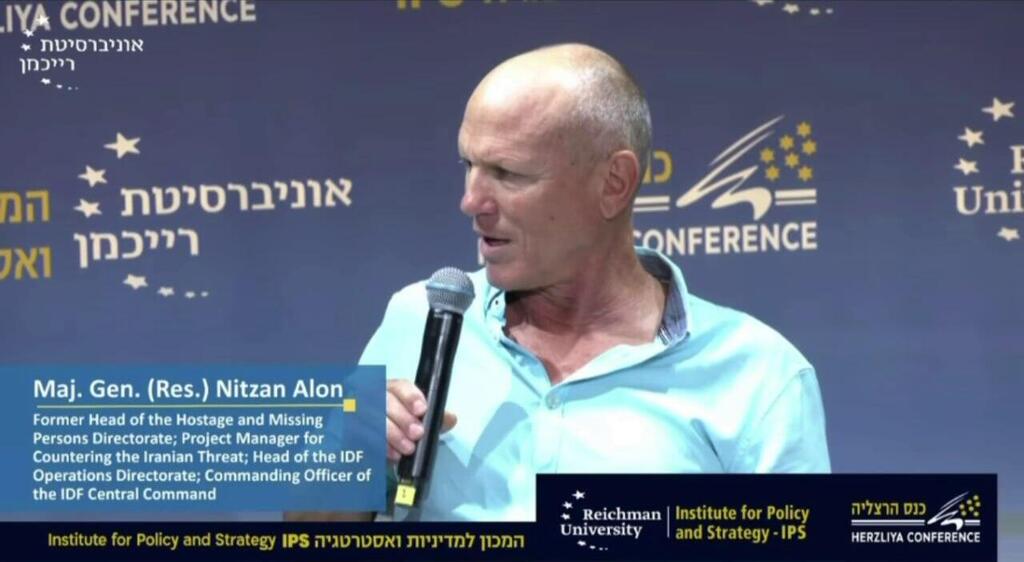 Maj. Gen. (res.) Nitzan Alon (Photo: IPS) ניצן אלון יוצא להתקפה אחרי שסיים את תקפידו כראש מפקדת החטופים