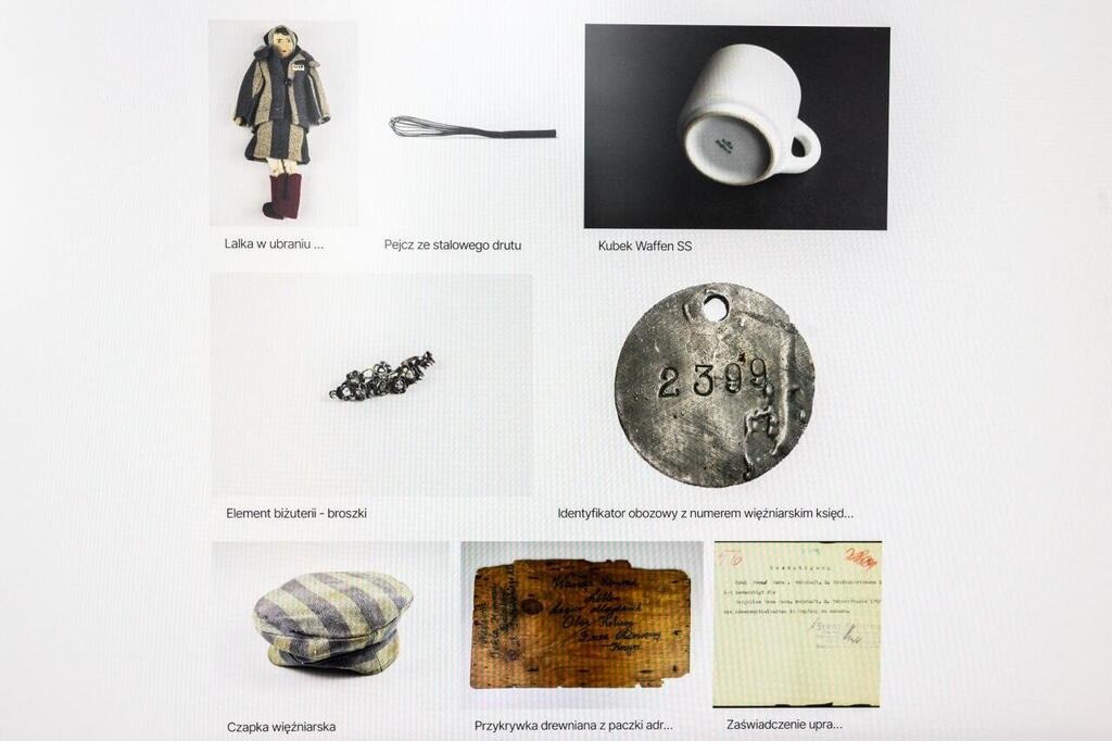 In its initial phase, the archive contains detailed information on about 300 items, though museum officials stress this is only the beginning (Photo: Digital Majdanek) החפצים והעדויות ממיידנק, בלזץ וסוביבור שהועלו לרשת