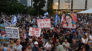 העצרת בכיכר החטופים לציון יום האלף