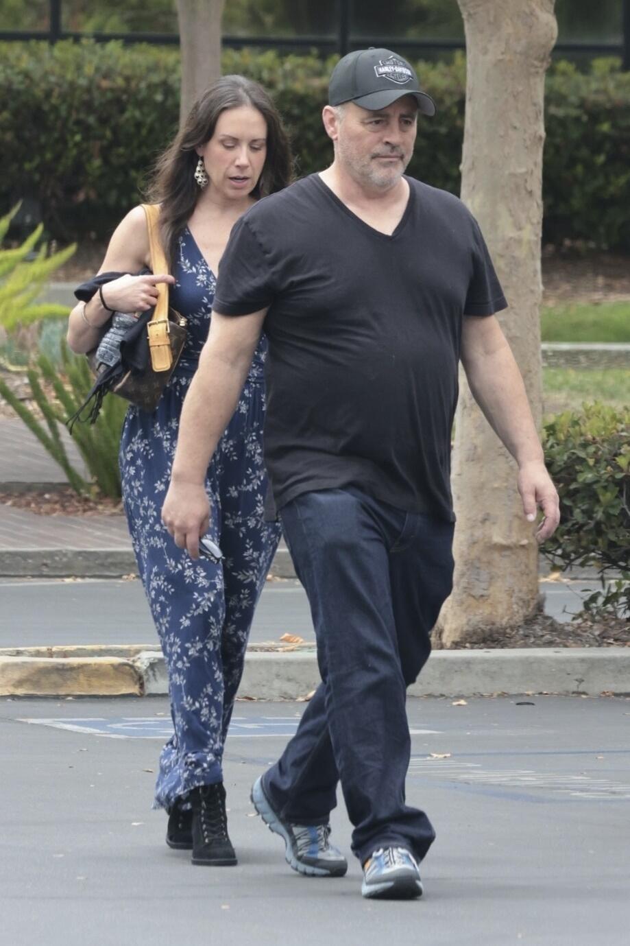 מאט לה בלנק ובתו מרינה