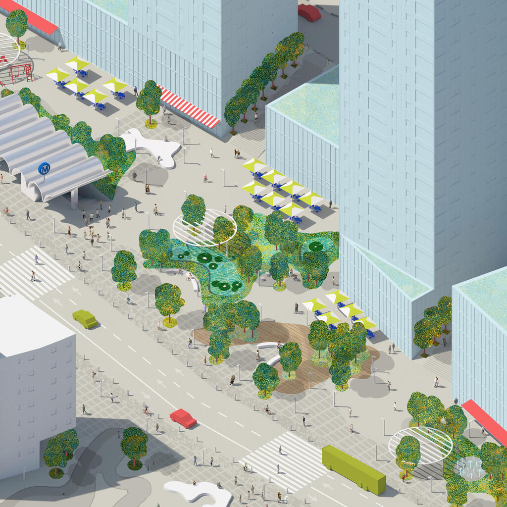 Dov Hoz Holon - Gutman Assif Architects (Illustration: Tay Zehavi) Dov Hoz Holon - Gutman Assif Architects
