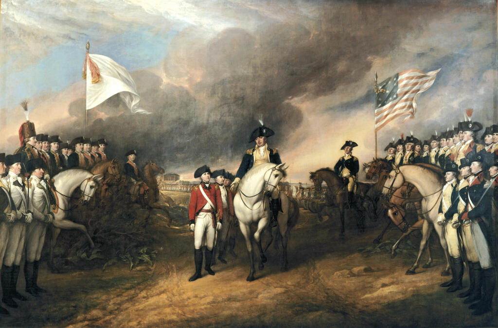Surrender of Lord Cornwallis (Painting: John Trumbull, 1820) Surrender of Lord Cornwallis