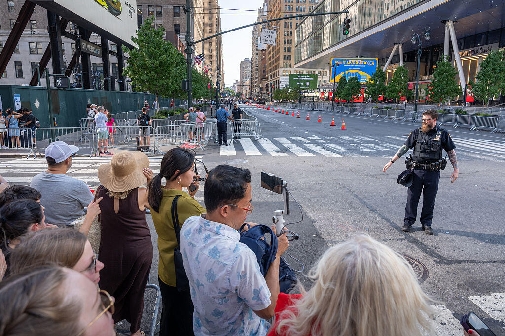 כל האיזור נסגר לקראת החתונה (צילום: Jeremy Weine/Getty Images) טיילור סוויפט טראוויס קלסי
