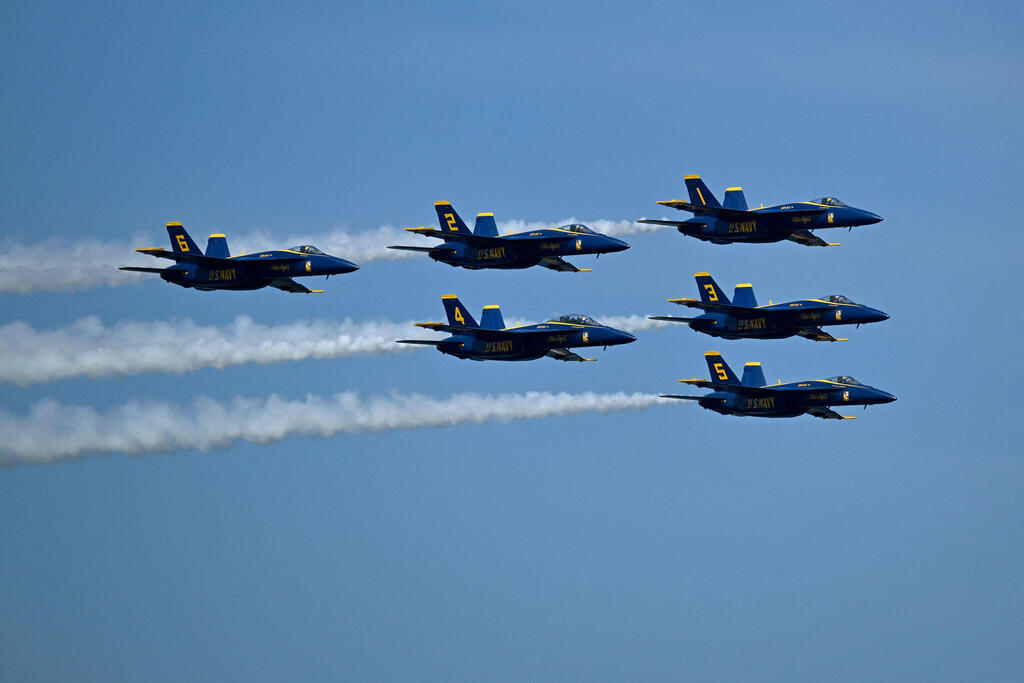 Photo: Vincent Alban / GETTY IMAGES NORTH AMERICA / AFP המטס לכבוד יום העצמאות האמריקאי