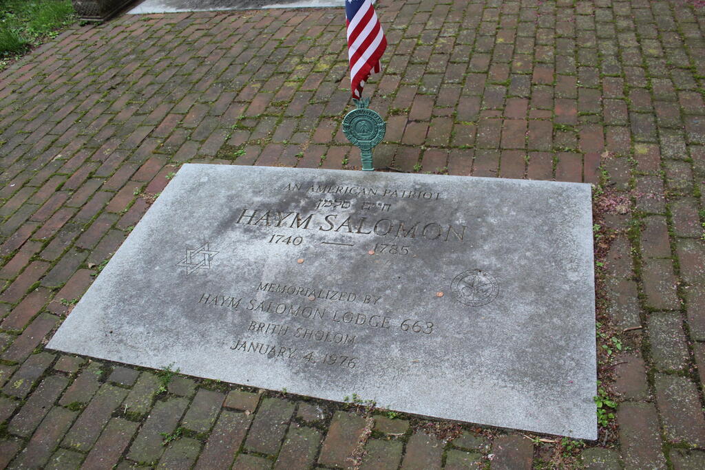 Haym Salomon marker, Mikveh Israel Cemetery, Philadelphia Haym Salomon marker, Mikveh Israel Cemetery, Philadelphia