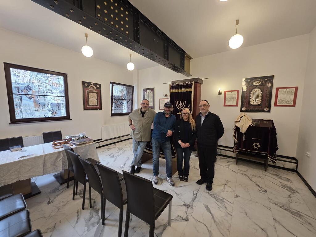 Michael Samet, Ayelet Mamo Shay his deputy Michael Rucki and Marek Brand מימין לשמאל: מיכאל סאמט, אילת מאמו שי, מרק ברנד ומיכאל רוצקי