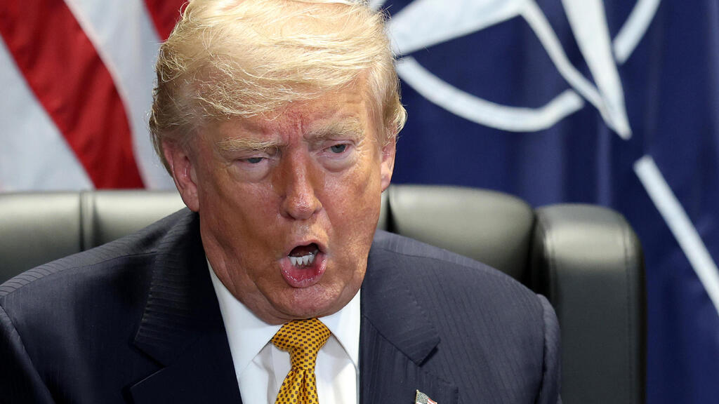 Дональд Трамп на саммите в Анкаре (Фото: Win McNamee/Getty Images) נשיא ארה"ב דונלד טראמפ בפסגת נאט"ו בטורקיה