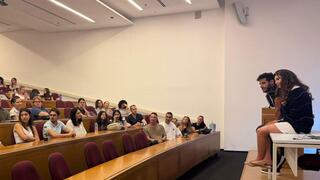 Digital creator Nas Daily (Nuseir Yassin) visited Reichman University 