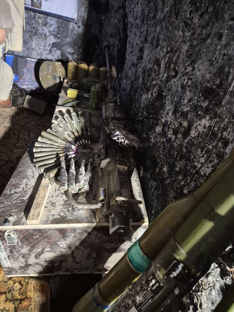 Hezbollah weapons located at the Beaufort area (Photo: Elisha Ben Kimon) באמברגו ל 12.07 בשעה 18:00 כוחות אוגדה 36 במרחב הבופור בלבנון