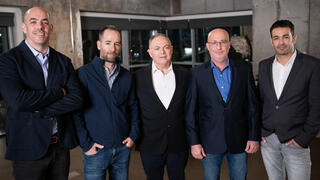 Skapion founders (from left): Ido Bar-On, Zafrir Yoeli, Pini Yungman, Yaron Karp and Gal Goren 