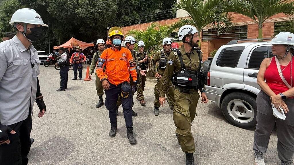 The Israeli Home Front Command delegation in Venezuela (Photo: IDF) משלחת פיקוד העורף הישראלי בונצואלה