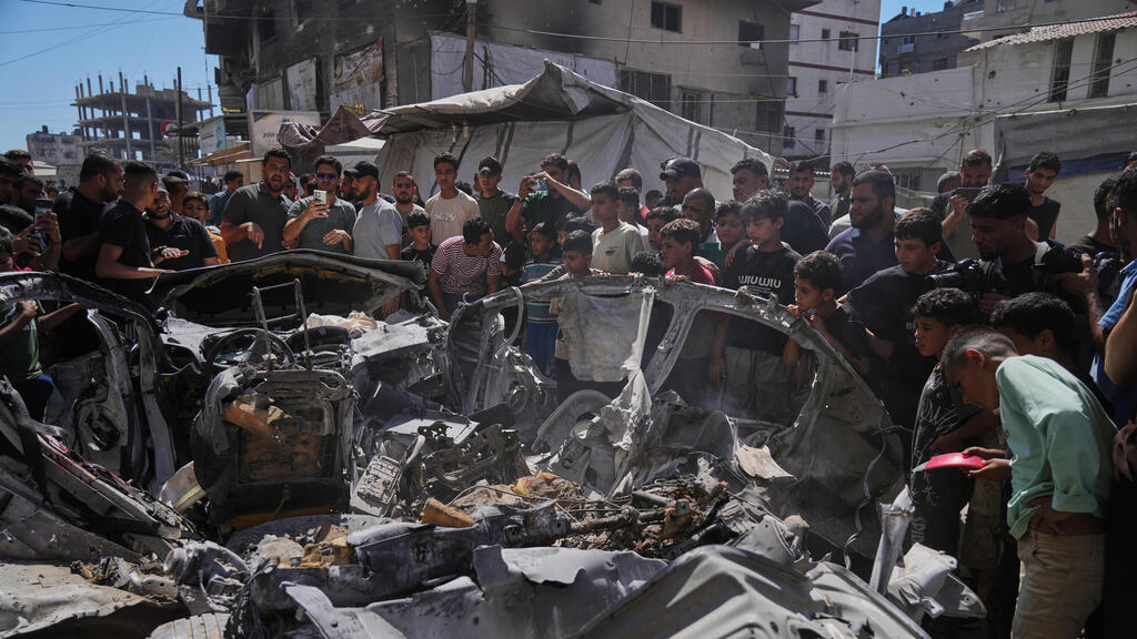 Газа (Фото: AP Photo/Jehad Alshrafi) עזה