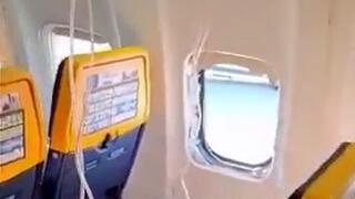 מטוס ריאנאייר שבו התנתק חלון במהלך טיסה