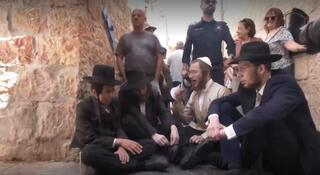 פינוי המפגינים בירושלים