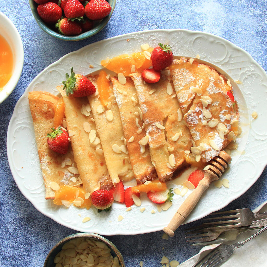 French crêpes (Photo: Milly Eliyahu) קרפ כמו בצרפת