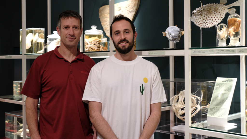 Dr. Shahar Chaikin and Prof. Yoni Belmaker (Photo: Tel Aviv University) ד"ר שחר חייקין ופרופ' יוני בלמקר
