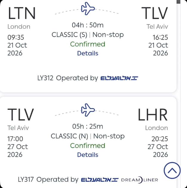 The X trend of Israelis posting flight tickets as they return to vote in the election (Photo: X) הטרנד ברשת איקס של ישראלים שמעלים כרטיסי טיסה שבאים להצביע בבחירות