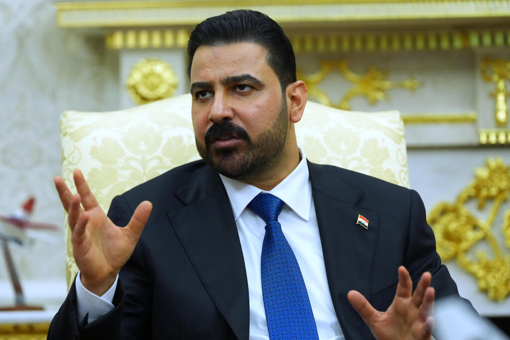 Iraqi Prime Minister Ali al-Zaidi (Photo: AP Photo/Julia Demaree Nikhinson) טראמפ וראש ממשלת עיראק החדש עלי א-זיידי