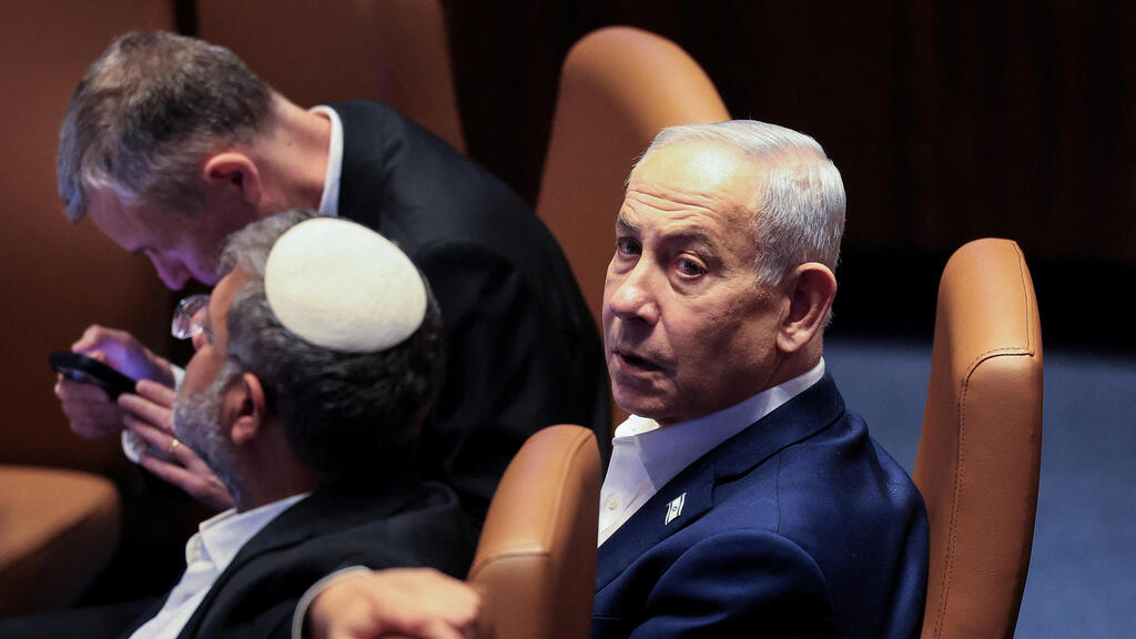 Биньямин Нетаниягу (Фото: REUTERS/Ronen Zvulun) מליאת הכנסת