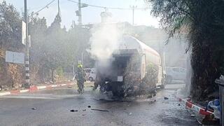 תיעוד פעיולת לוחמי אש בכביש 446