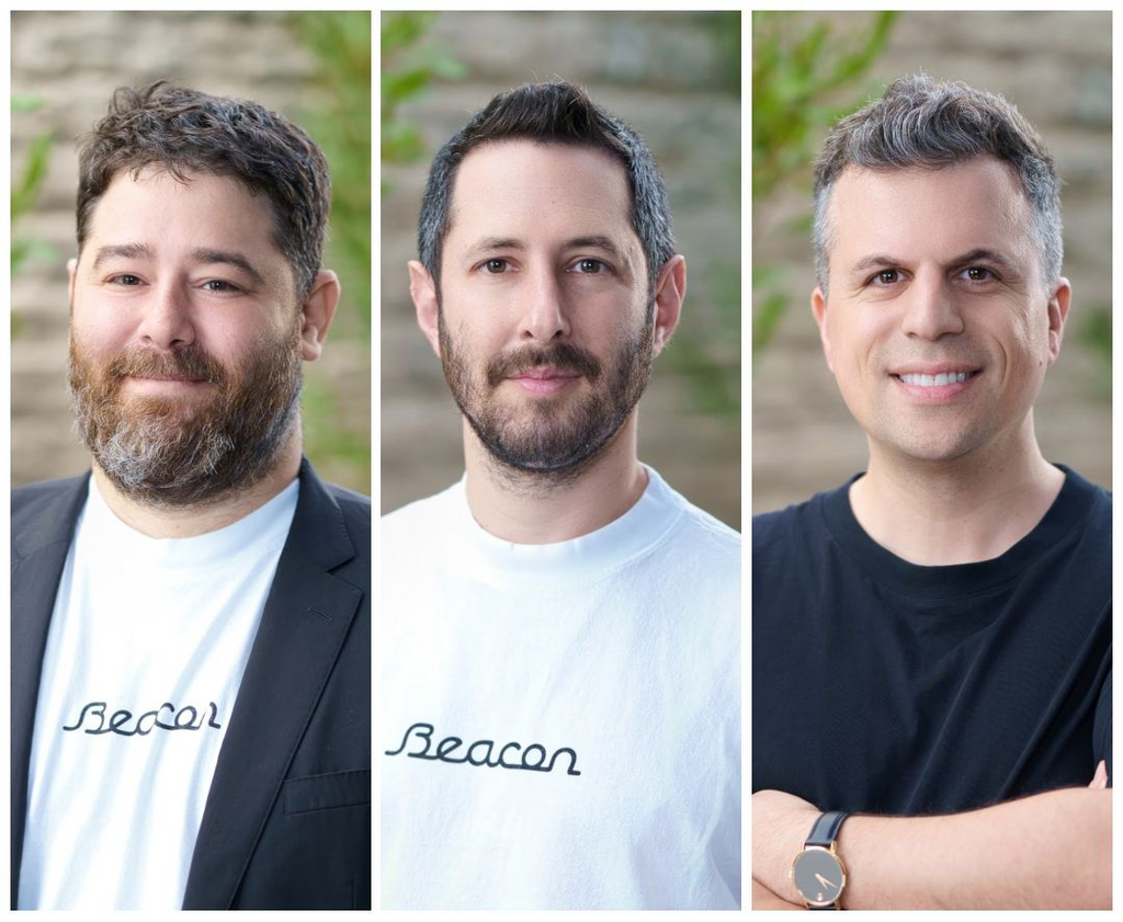 Beacon Security co-founders Gal Tal-Hochberg, Or Mattatia and Iddo Israely 