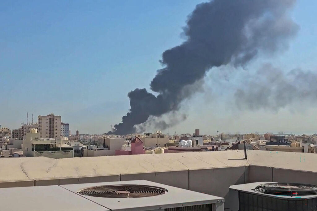Iranian strikes on Kuwait (Photo: various sources / AFP) תקיפות בכווית