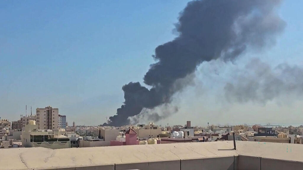 Iran attack on Kuwait (Photo: AFP) תקיפות בכווית
