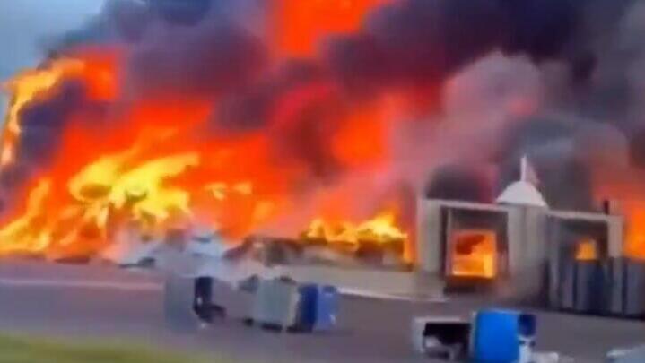Seven workers were killed in the attack תקיפת רחפנים במוסקבה