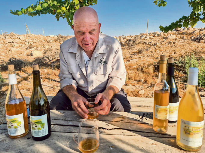 Wine produced from Avdat's heritage vineyard Wine produced from Avdat's heritage vineyard