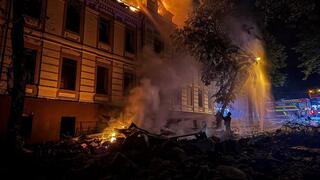 Последствия российского удара по Киеву