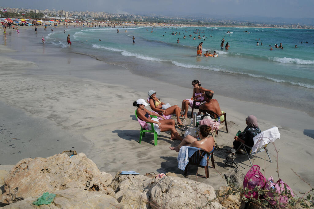  On the beach in Tyre 
